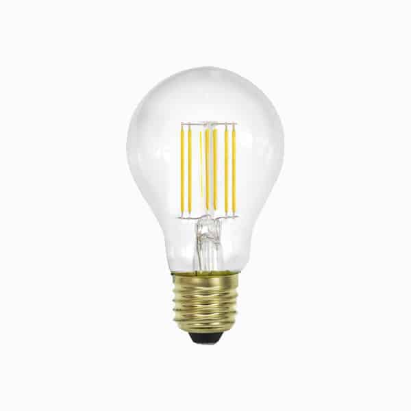 נורת דמוי פחם A60 לד 8W 2700K שקופה E27